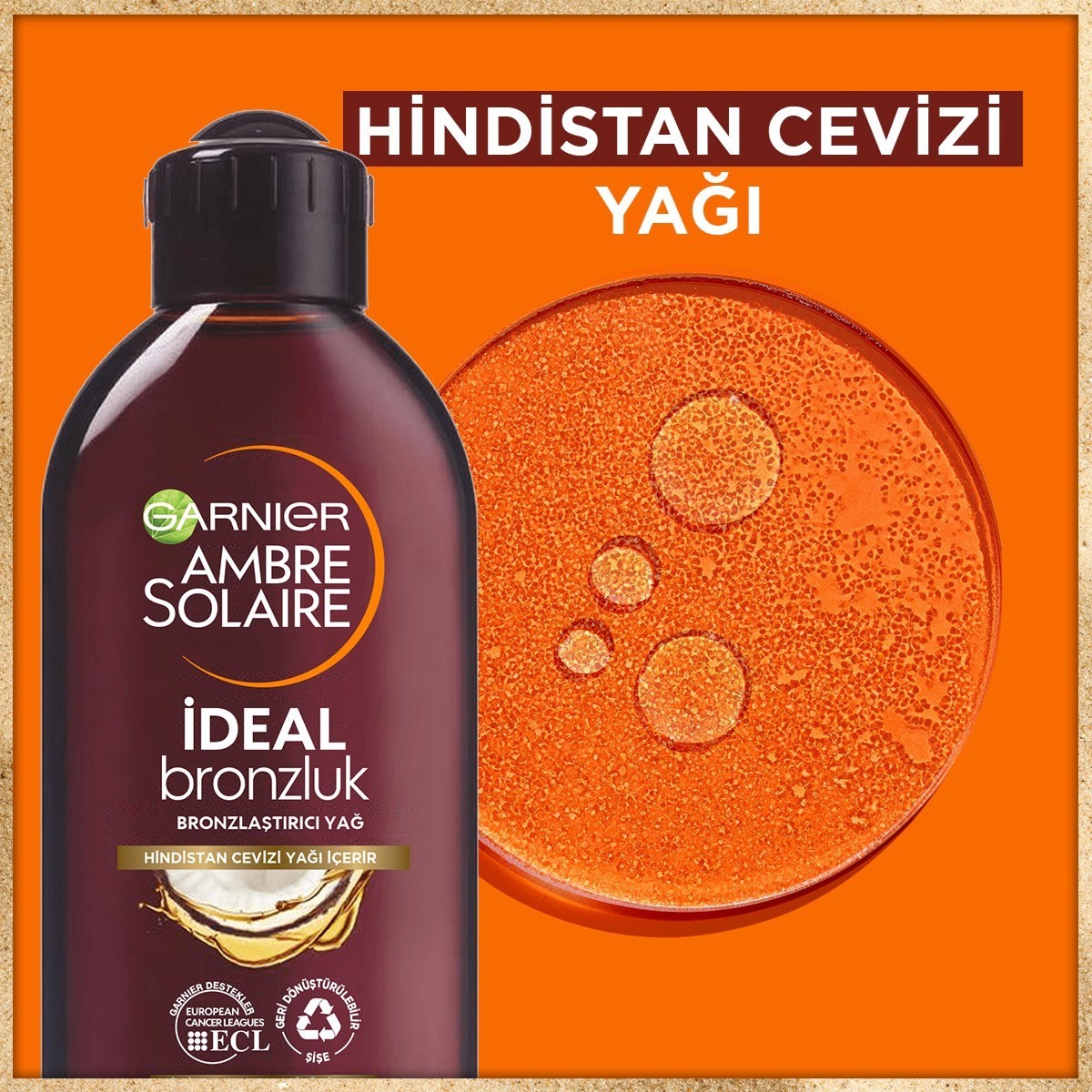 Garnier Ambre Solaire Yoğun Bronzlaştırıcı Yağ GKF2 200ML