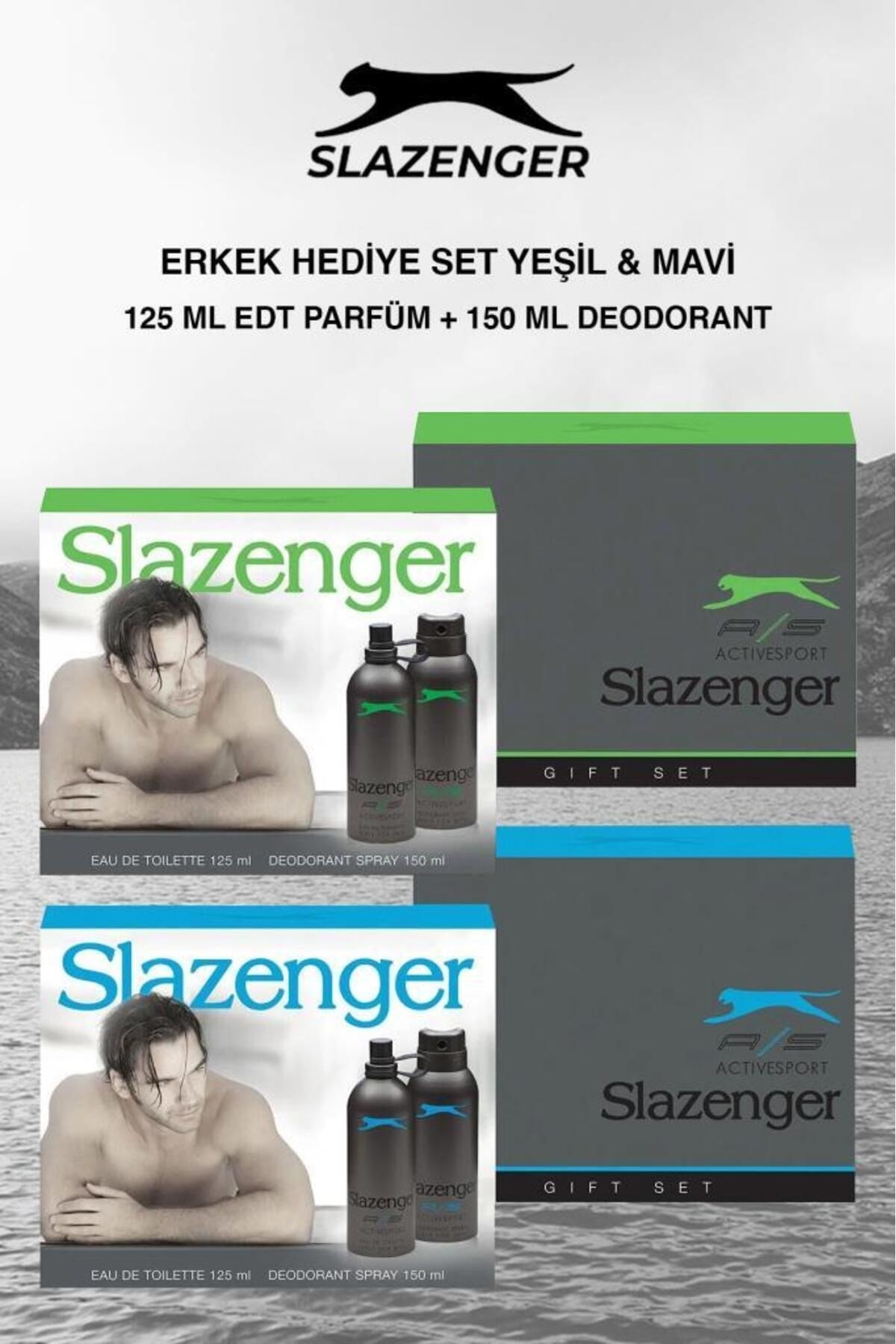 Slazenger Active Sport-sport Erkek Parfüm Setii 2li Set