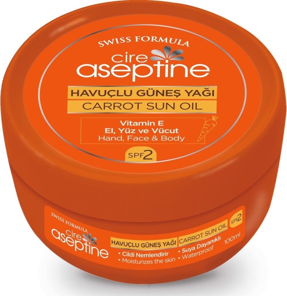 Sunmarine  SPF50+ Lotion 200ML + Havuçlu + Kakaolu 2spf Güneş Yağı 100 Ml+S