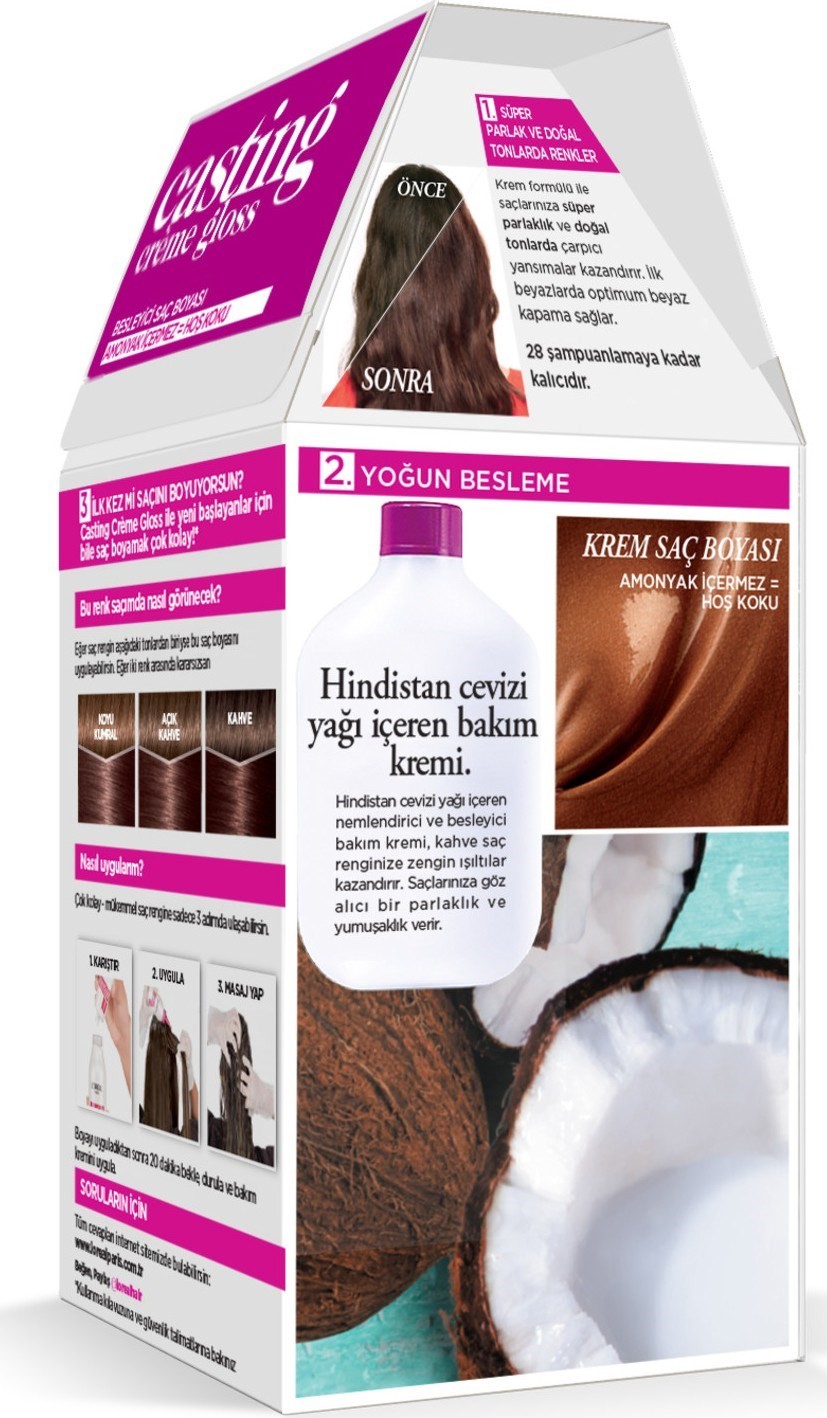 L'Oréal Paris Casting Crème Gloss Saç Boyası 200 Karadut Siyahı