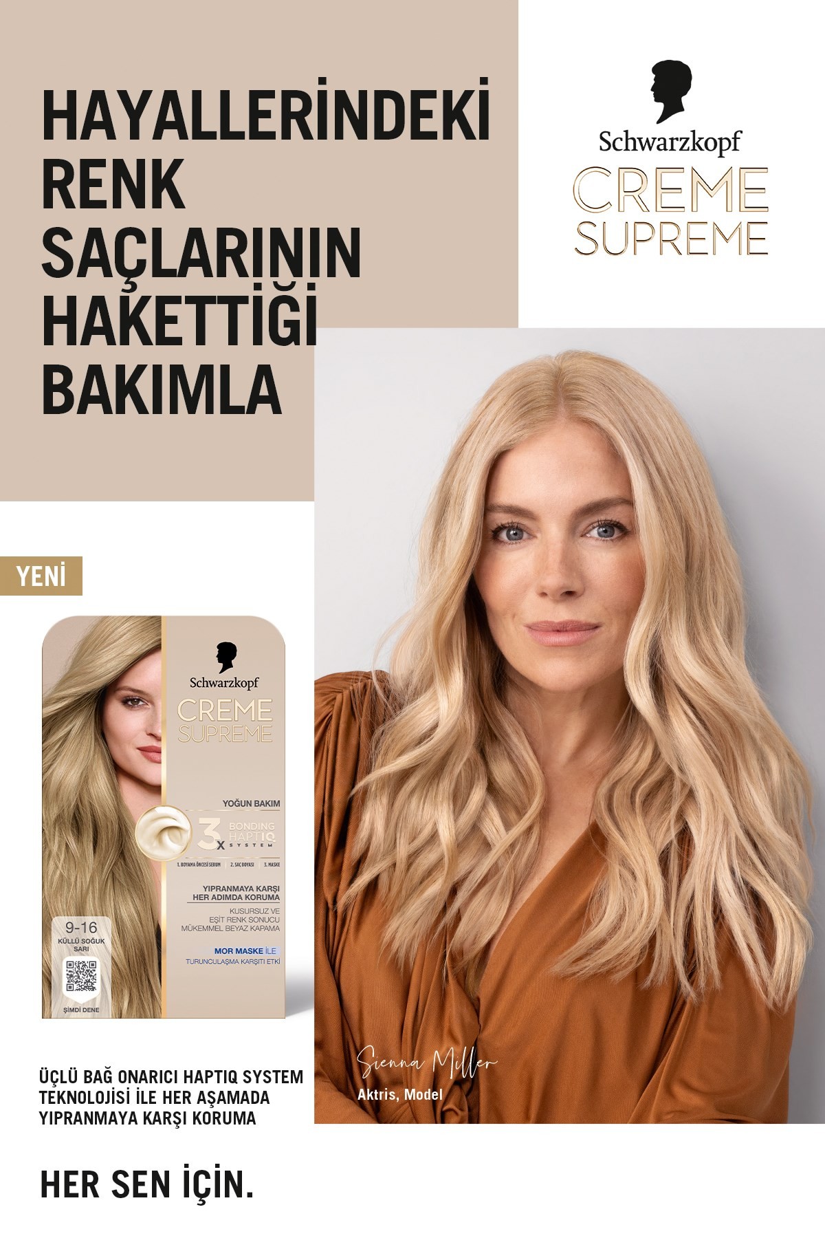 Schwarzkopf Creme Supreme Full Kit 6-0 Açık Kahve