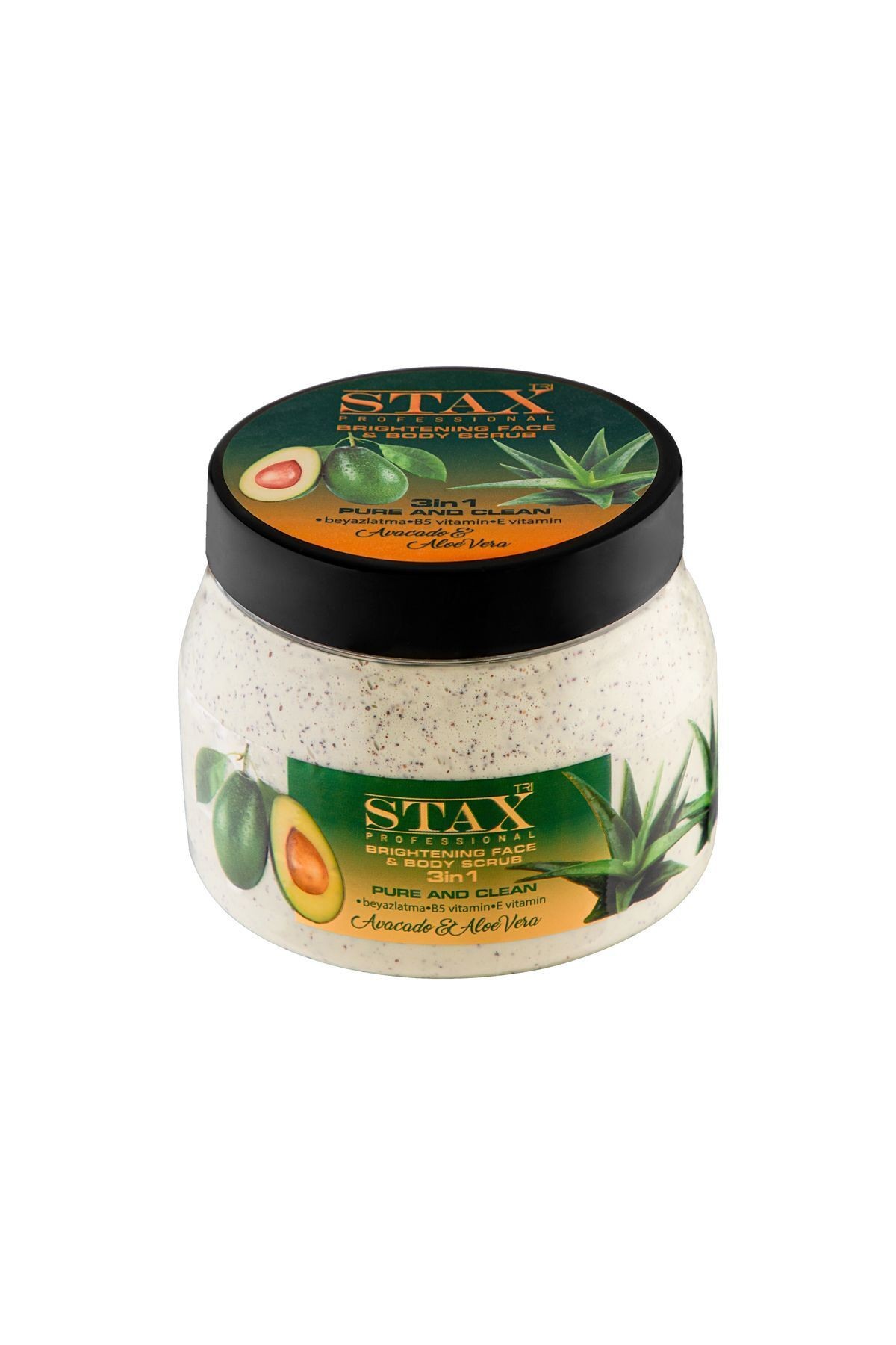 Avocado & Aloe Vera BRIGHTENING FACE & BODY SCRUB 3in1 Peeling 500ml
