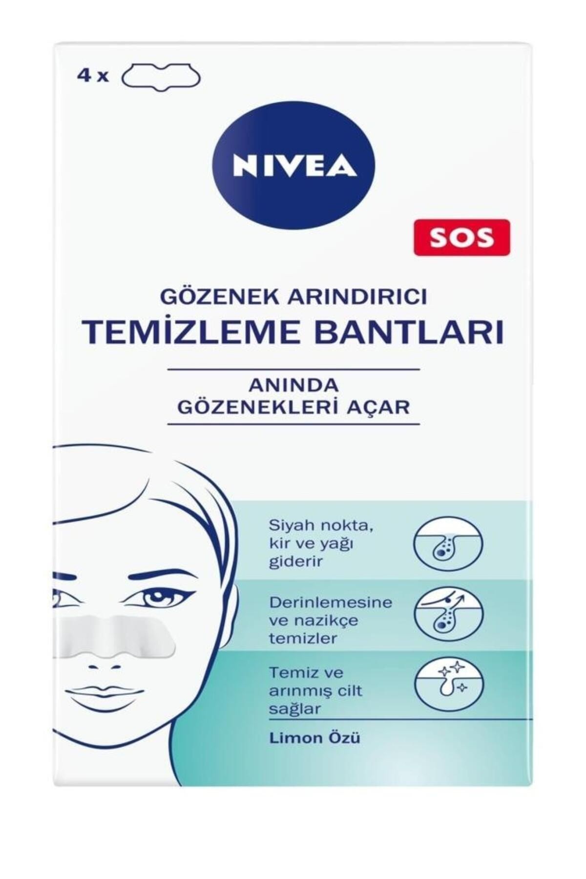 Nivea Siyah Nokta Temizleyici Burun T-bant, Gözenek Arındırıcı, Derinlemesine Temizlik, Limon Özü, 4