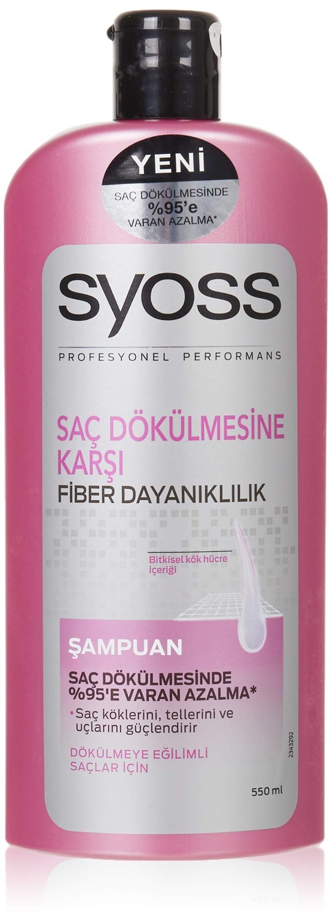 Syoss Saç Dökülmesine Karşı Şampuan, 550 ml