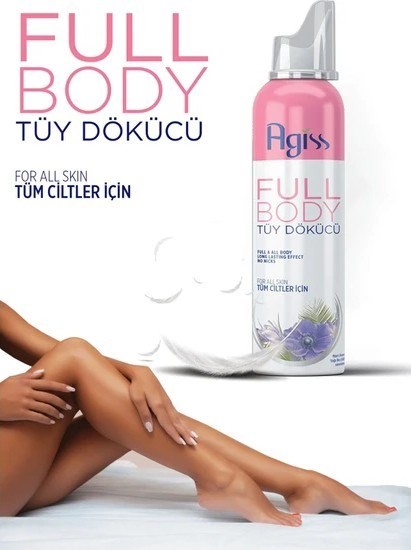 Agiss s Full Body Tüy Dökücü Köpük Sprey 155 ml