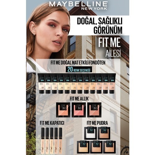 Maybelline Fit Me Matte+Poreless Fondöten NO:112