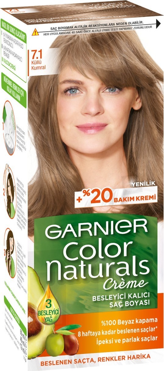Garnier Color Naturals 7/1 - Küllü Kumral Saç Boyası