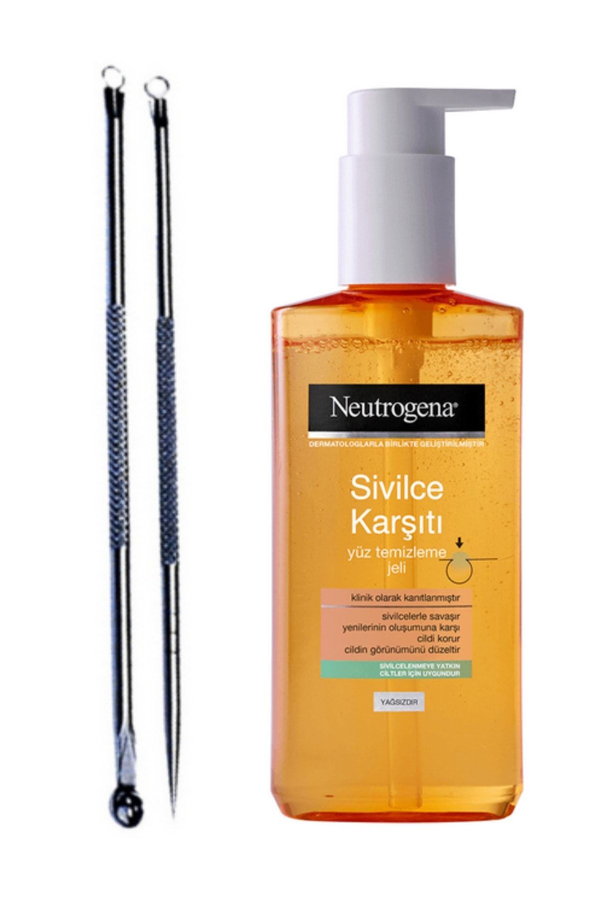Akne Siyah Nokta Temizleyici Komedon ve Sivilce Karşıtı Yüz Yıkama Jeli 200ml