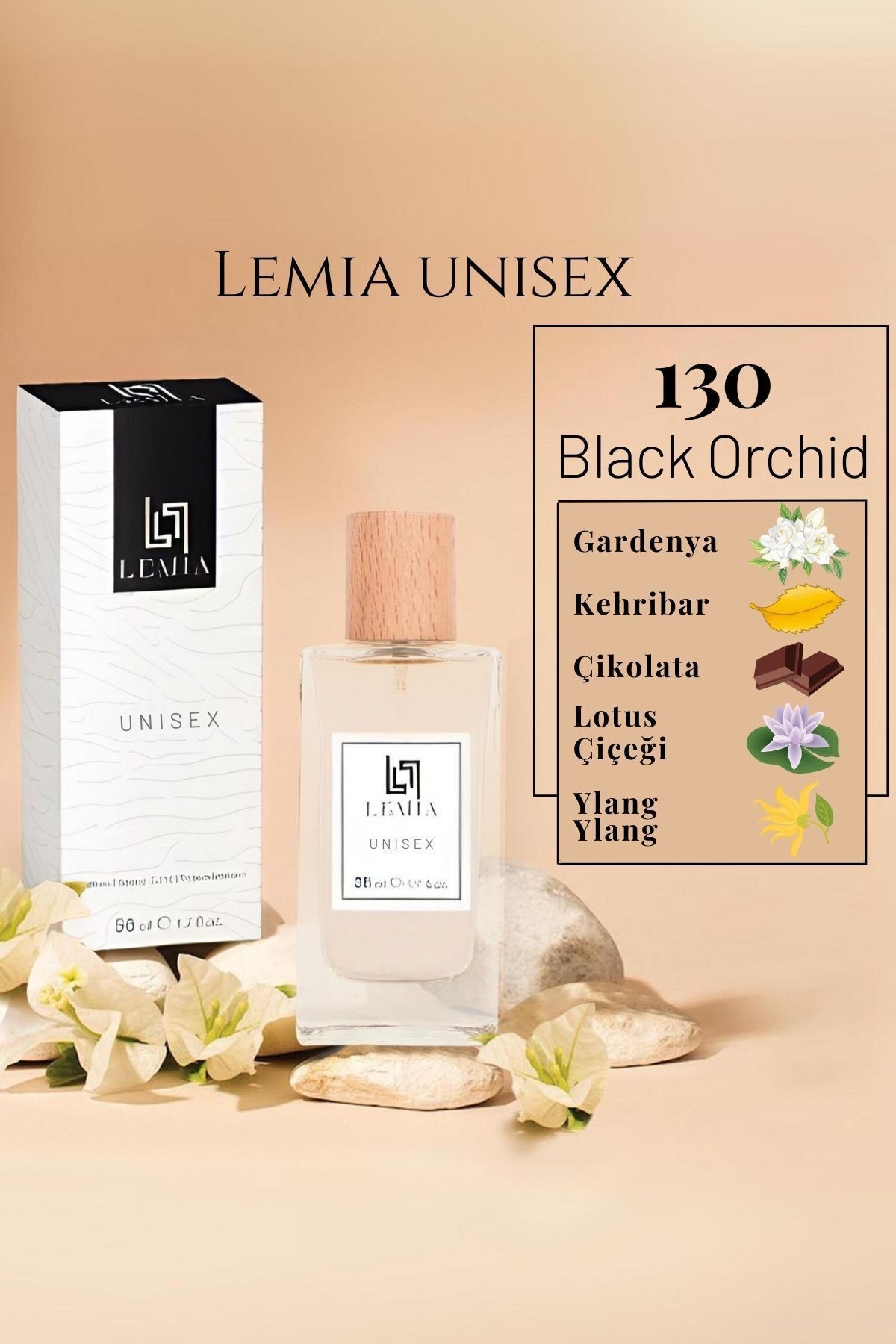 130 Black Orchit Unisex Edc 50ml