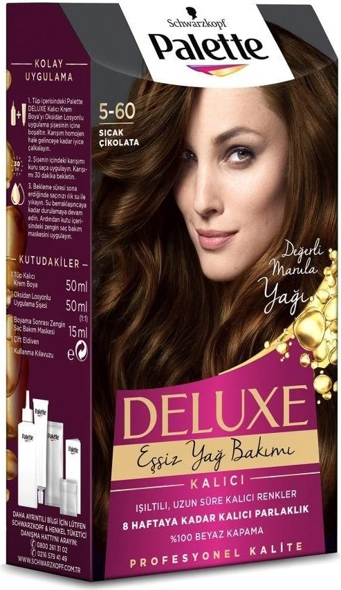 Palette Deluxe 5-60 Sıcak Çikolata Saç Boyası