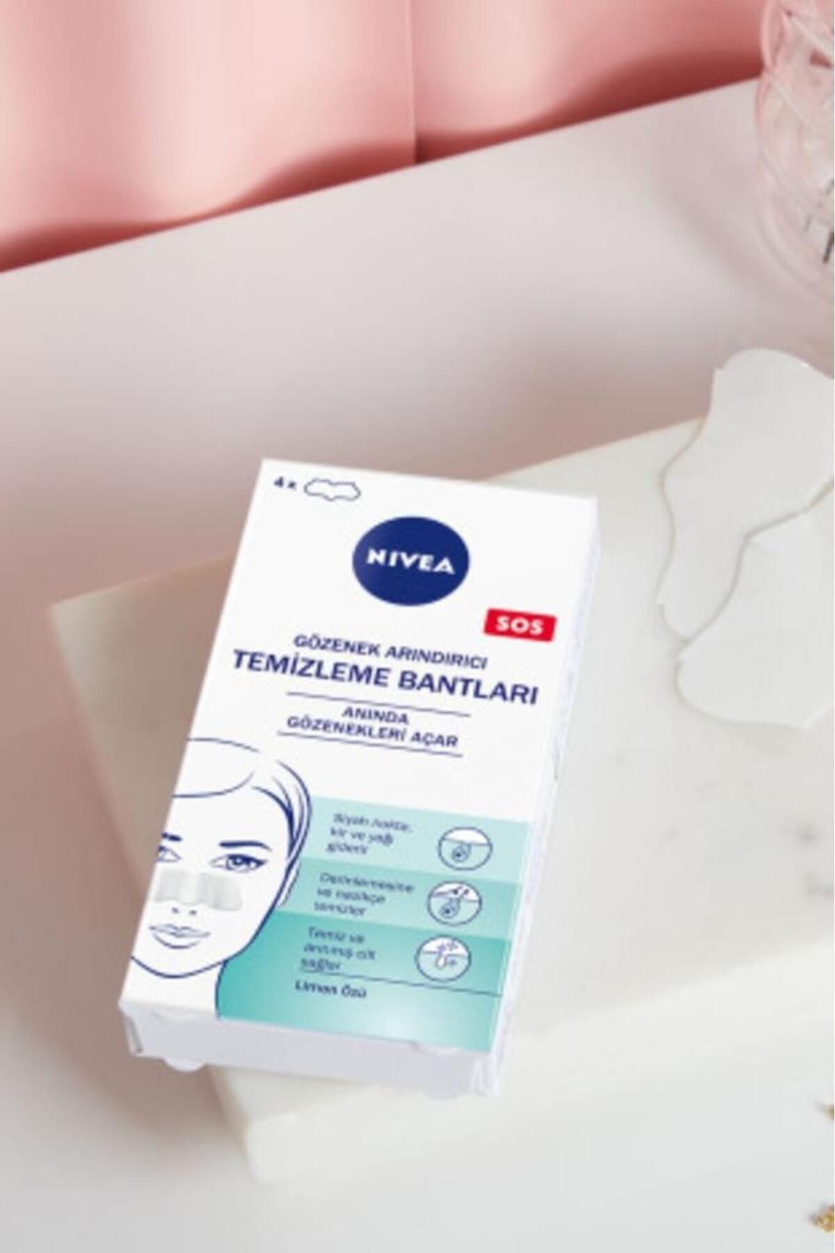 Nivea Siyah Nokta Temizleyici Burun T-bant, Gözenek Arındırıcı, Derinlemesine Temizlik, Limon Özü, 4