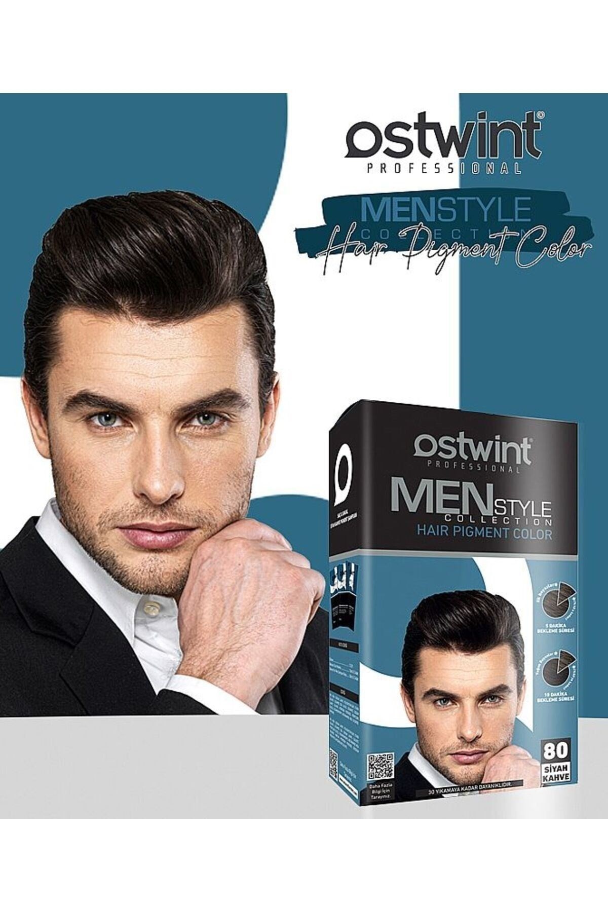 Ostwint Pigment Color Shampoo No:80 Siyah Kahve