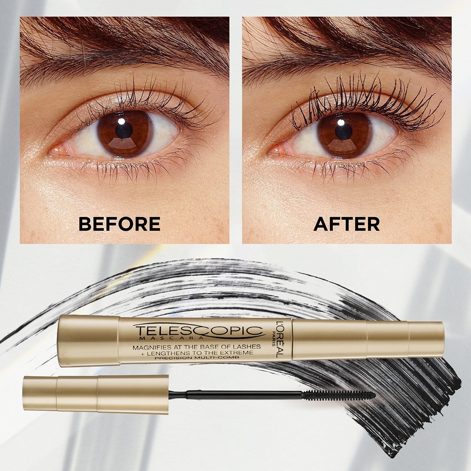 L'Oréal Paris Telescopic Maskara - Siyah 1 Paket (1 x 8 ml)
