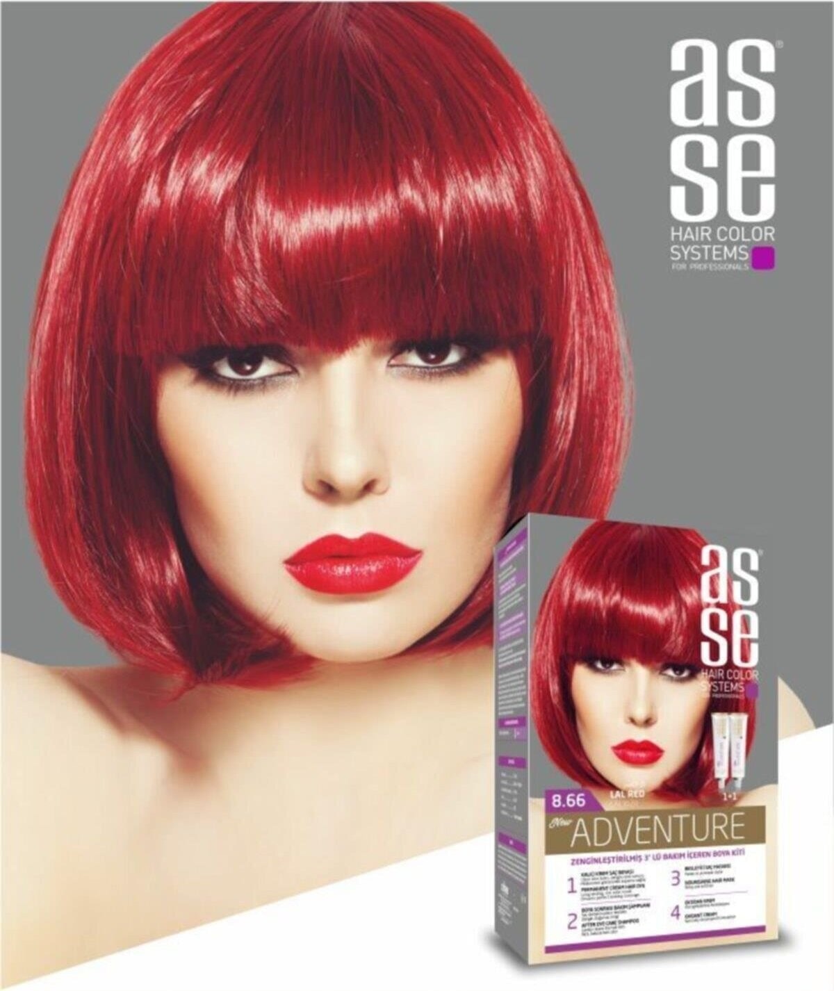 Asse Adventure Set Boya No:8.66 Lal Kızıl