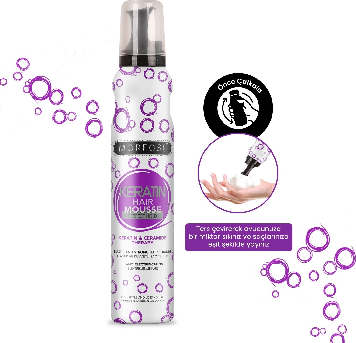 Morfose Keratin Saç Köpüğü 200 Ml