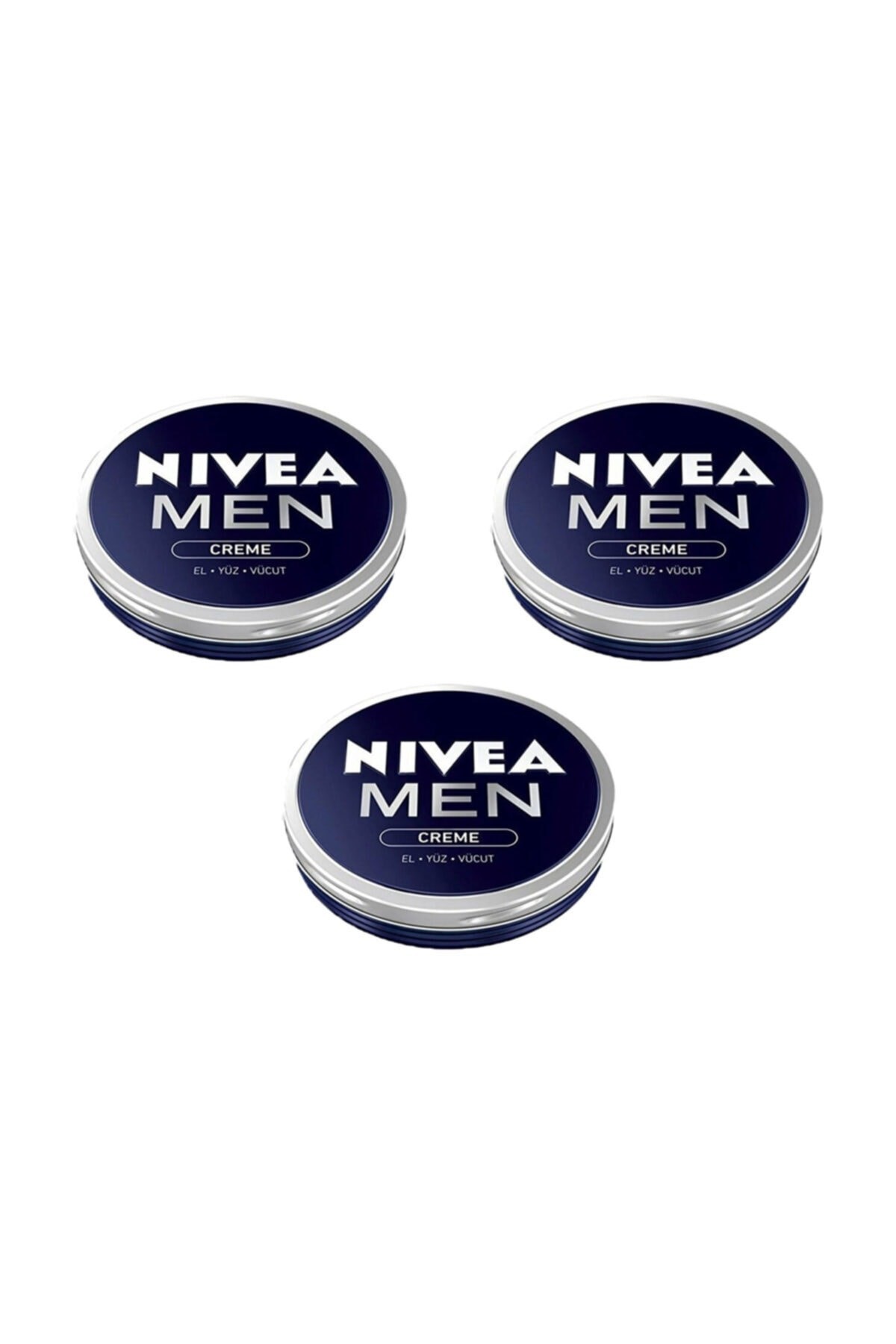  Nivea Men Creme El Yüz Vücut Kremi 75 Ml X 3 Adet