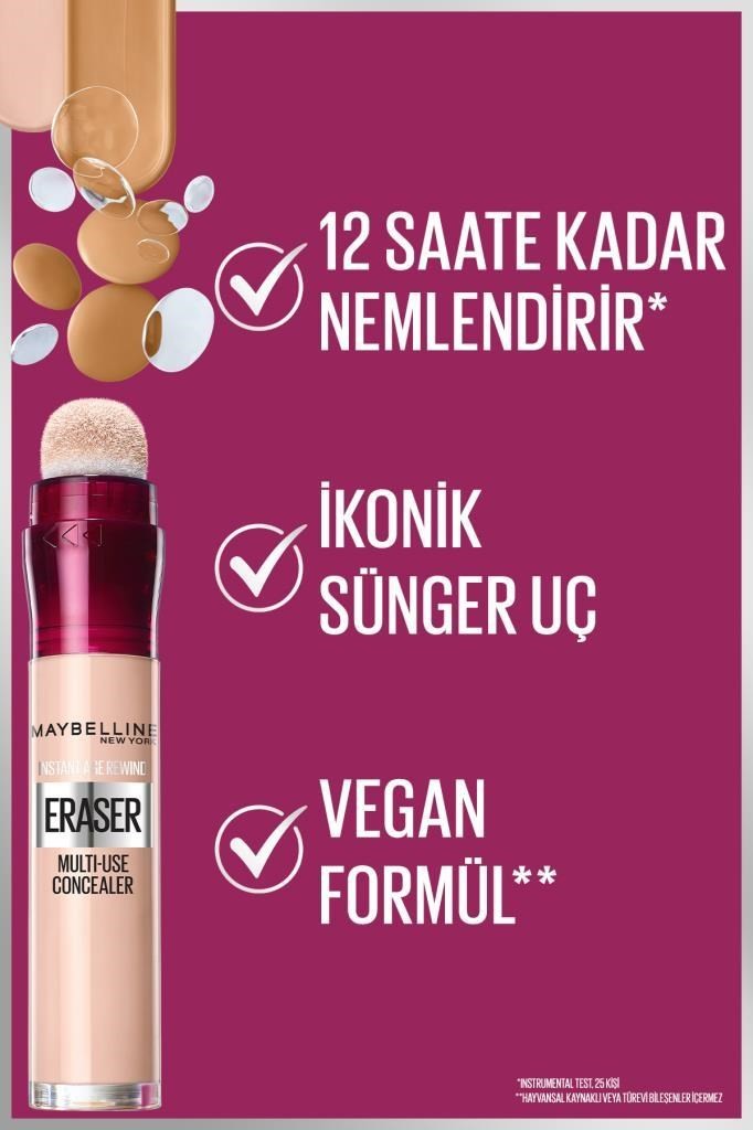 Maybelline New York Instant Anti Age Eraser Kapatıcı 00 Ivory 68 ML