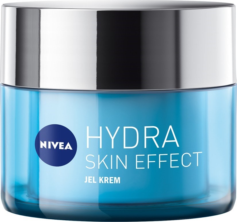 Nivea Hydra Skin Effect Nemlendirici Jel Krem 50ml, Saf Hyaluron, 72 Saat Yüz Nemlendirme, Dolgun Ci