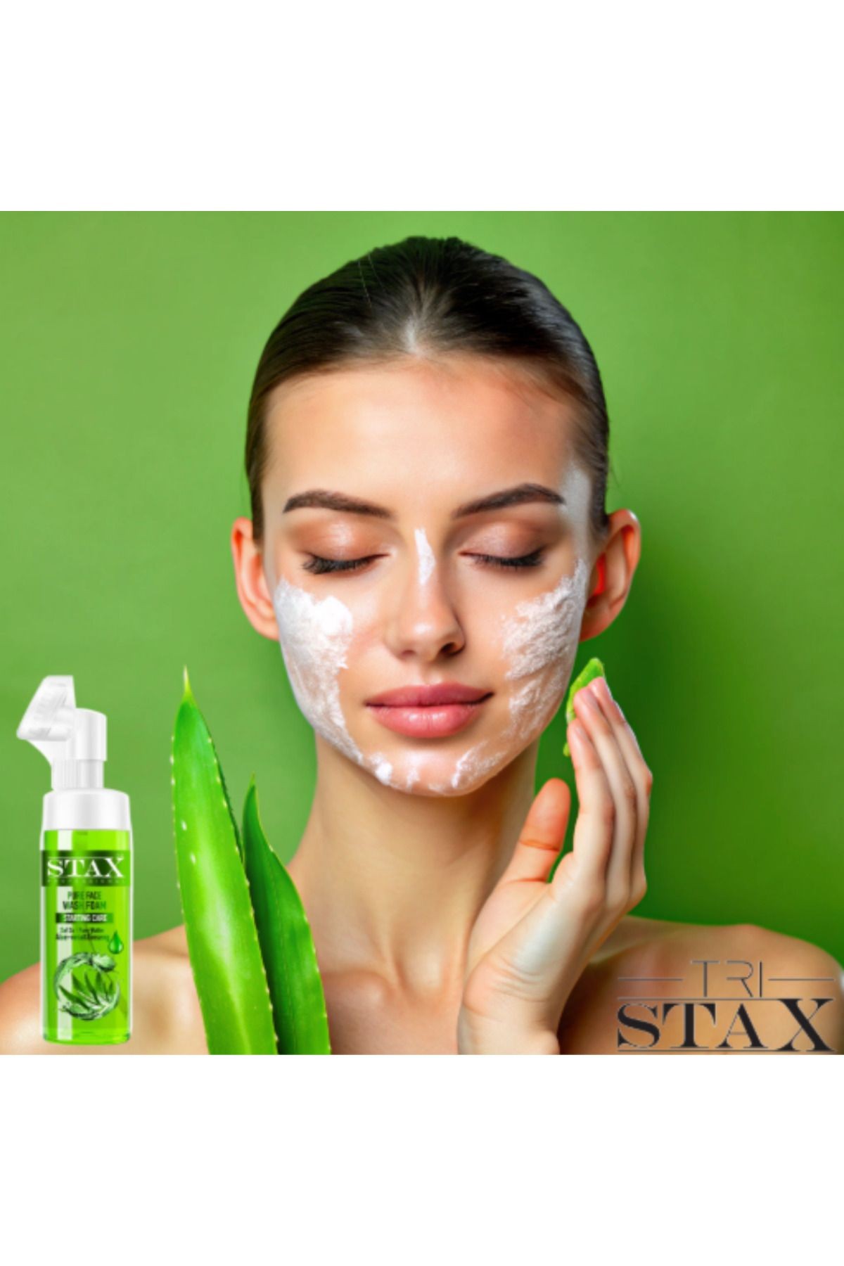 Aloe-Vera YÜZ TEMİZLEME KÖPÜĞÜ (APARATLI)