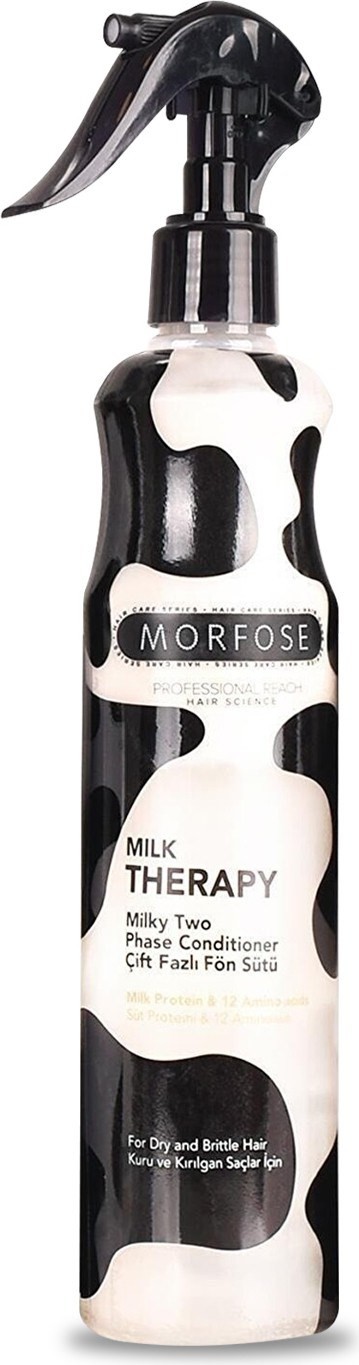 Morfose Milk Therapy Çift Fazlı Saç Bakım Fön Suyu 400 ml - Besleyici, Koruyucu Etki
