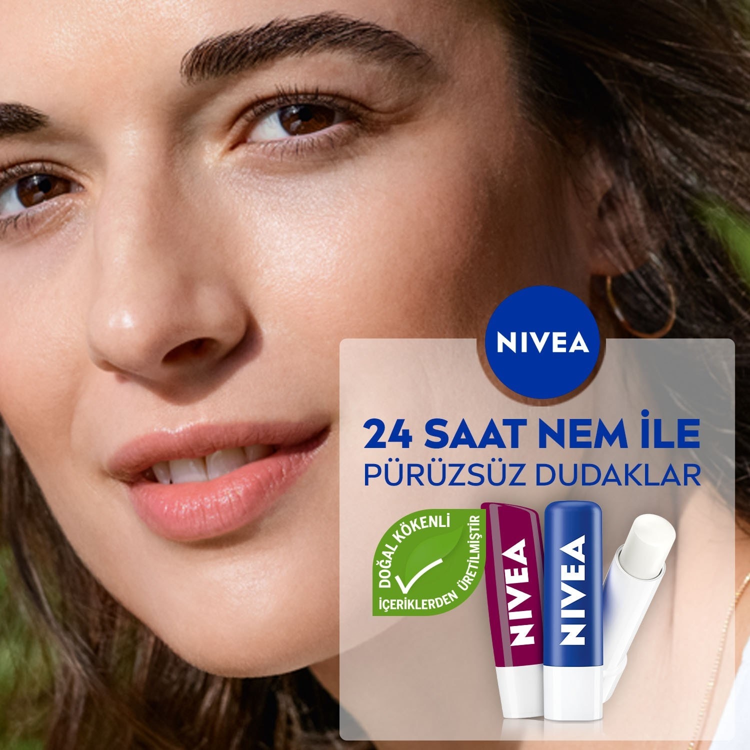 NİVEA LIP BALM RUJ & BÖĞÜRTLEN AROMALI DUDAK KORUYUCU 4,8GR