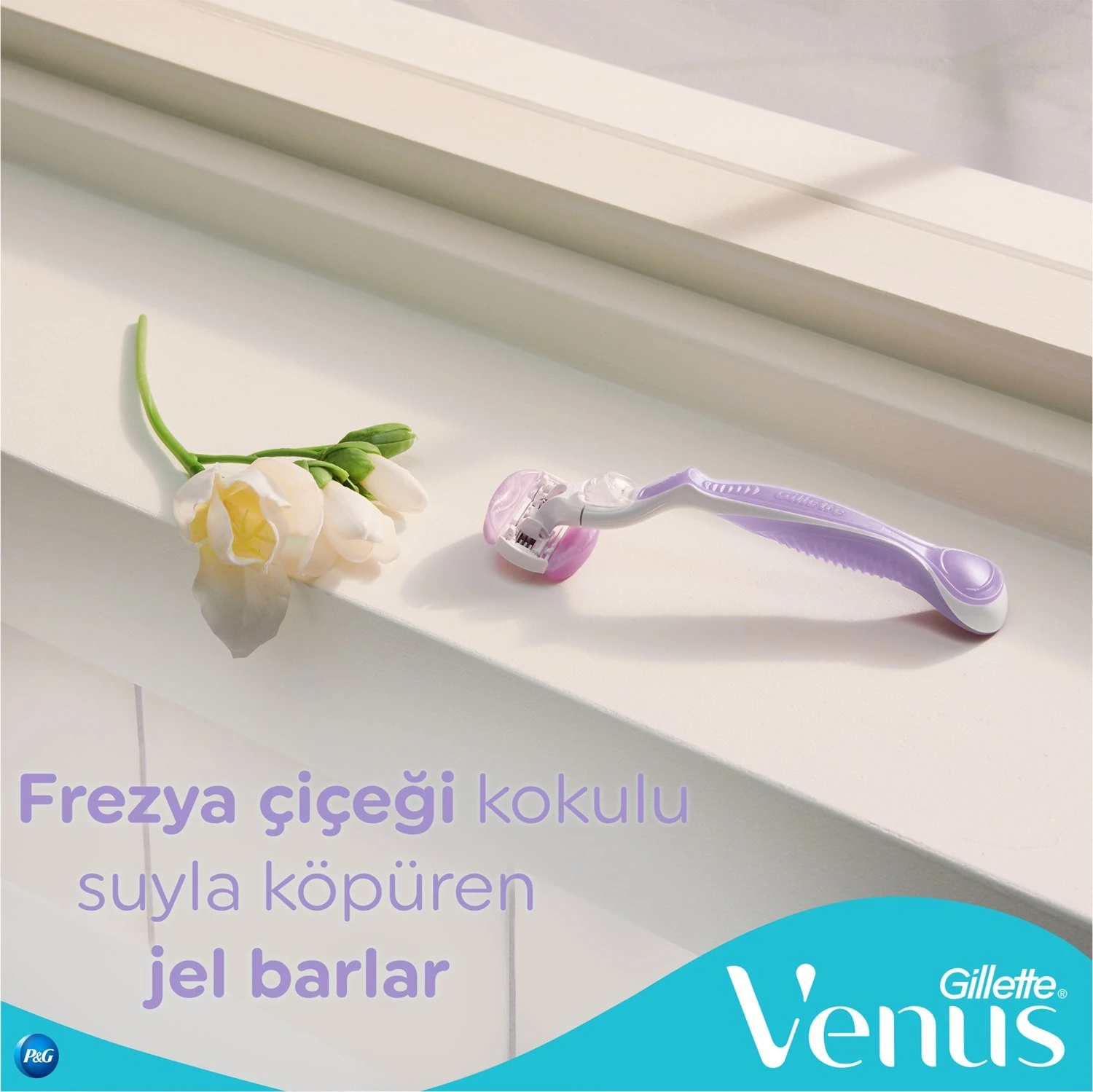 Gillette Venus Comfortglide Breeze Kadın Tıraş Makinesi + Yedek Tıraş Bıçağı 2'li