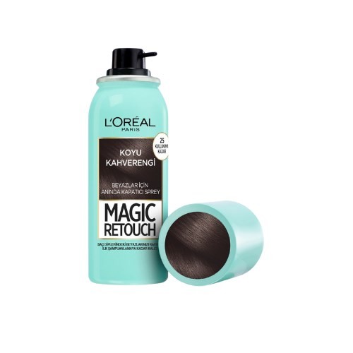 L'Oréal Paris Magic Retouch Beyaz Dipleri Kapatıcı Sprey - Koyu Kahverengi