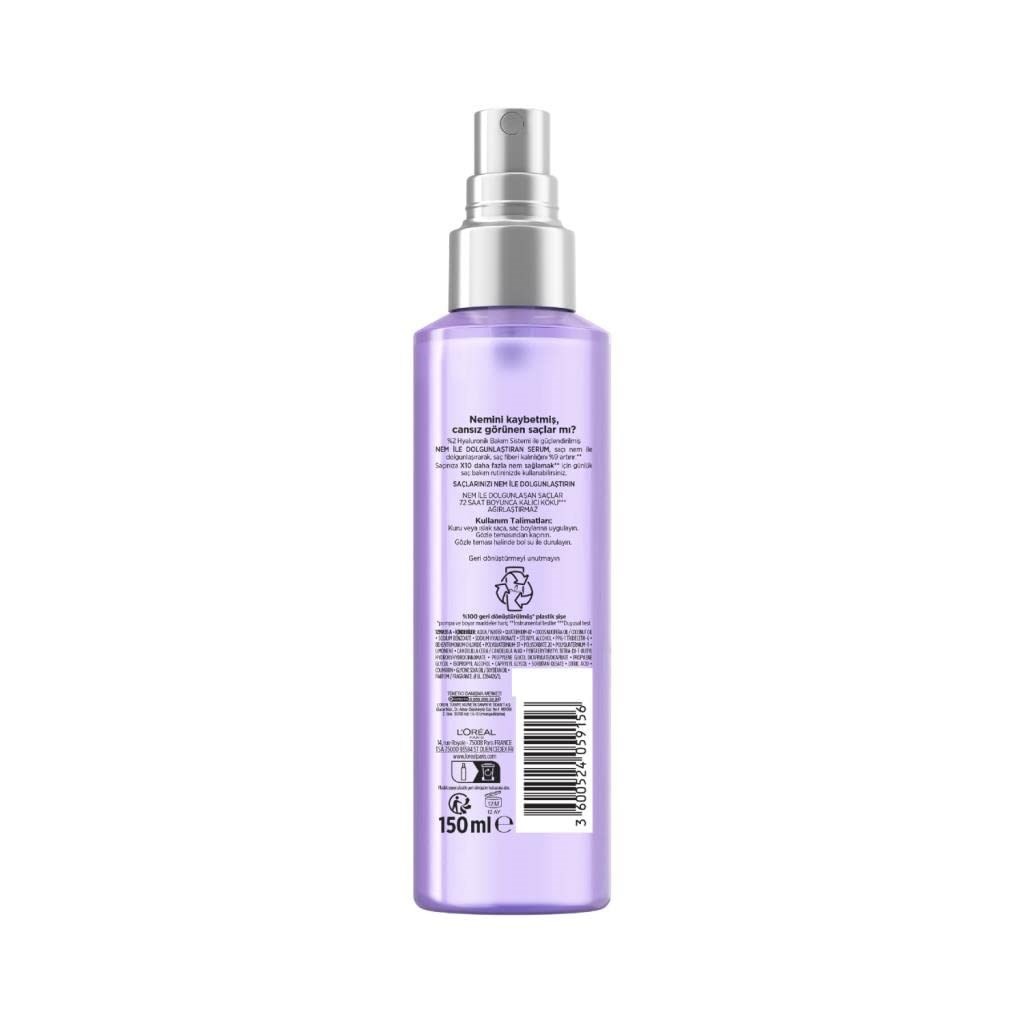 L'Oréal Paris Elseve Hydra (Hyaluronic) Nem ile Dolgunlaştıran Serum 150 ml