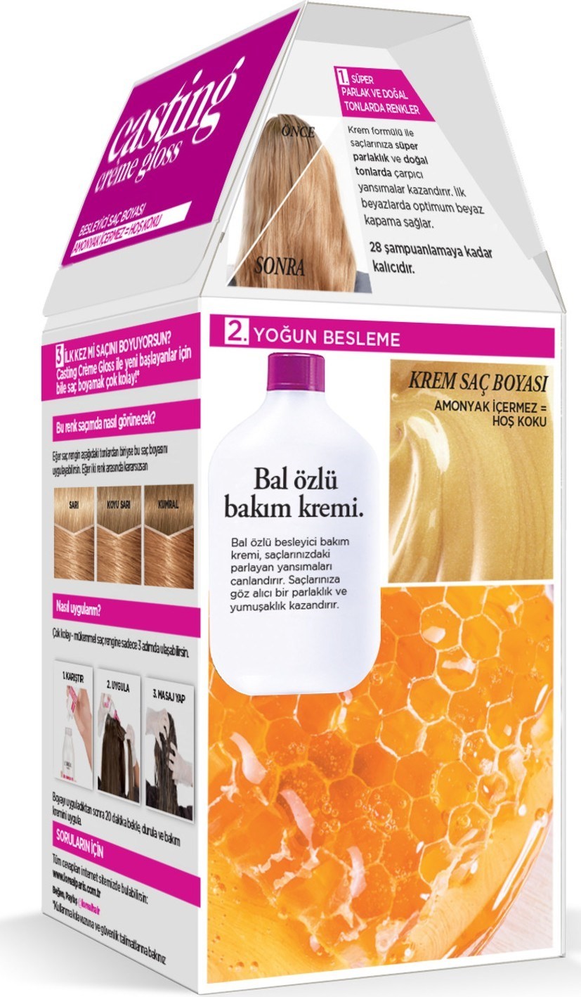 L'Oréal Paris Casting Crème Gloss Saç Boyası 810 Parlak Küllü Sarı