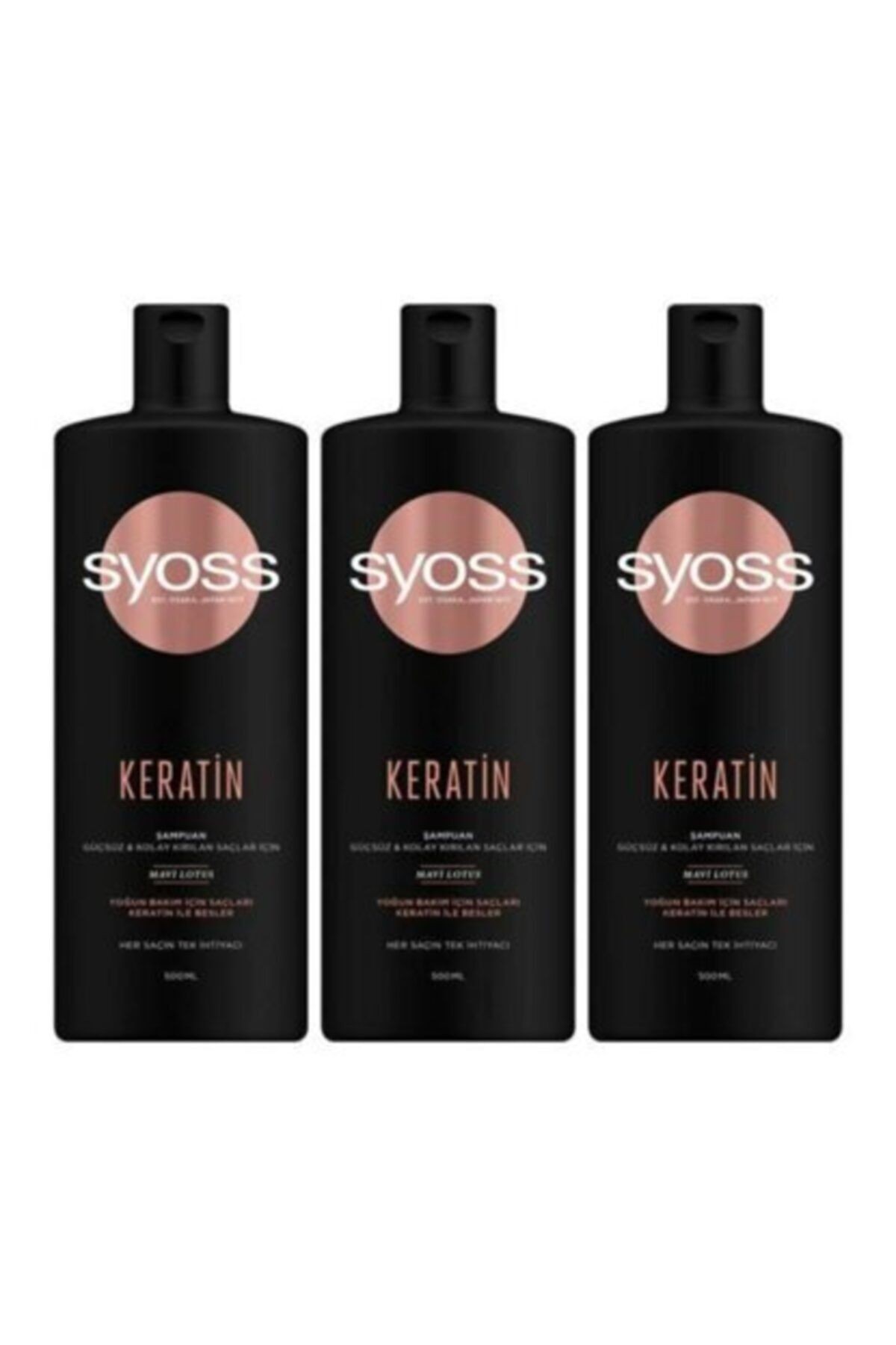 Keratın Mükemmelliği Şampuan 500 ml X 3 Adet