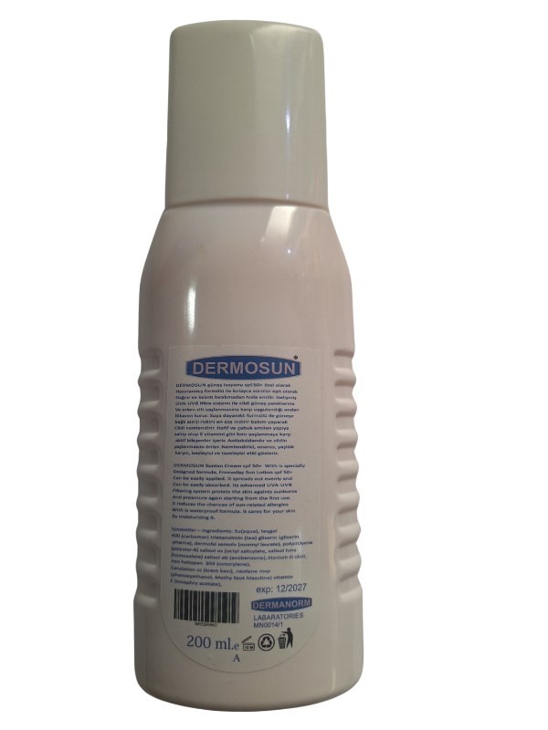 Dermosun Solar 50  Factor Lotıon Güneş Losyonu 200 Ml