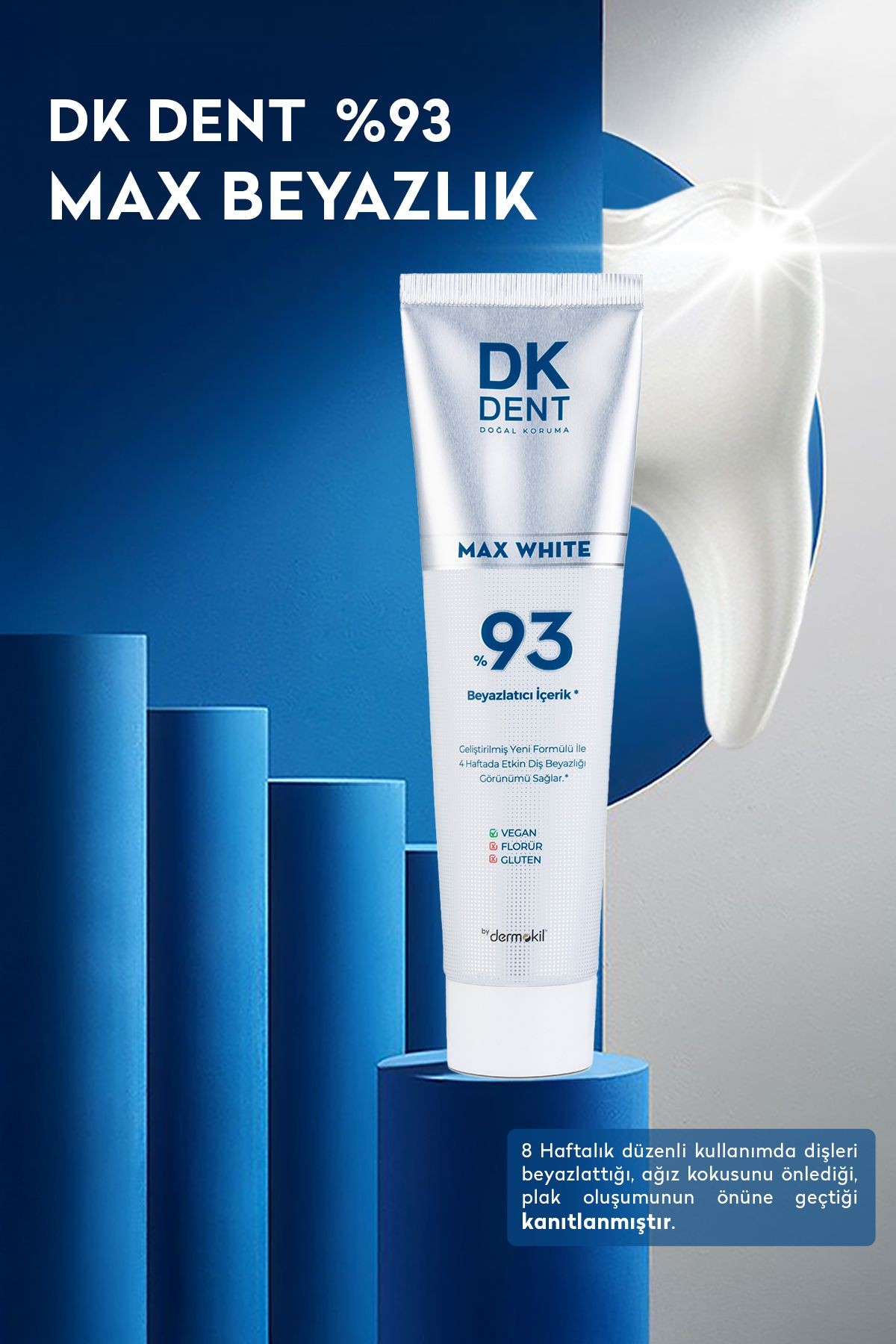 DK DENT %93 BEYAZLATICI İÇERİK DİŞ MACUNU 75 ML