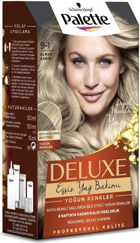 Palette Deluxe 9-1 Dıamond Blond Saç Boyası