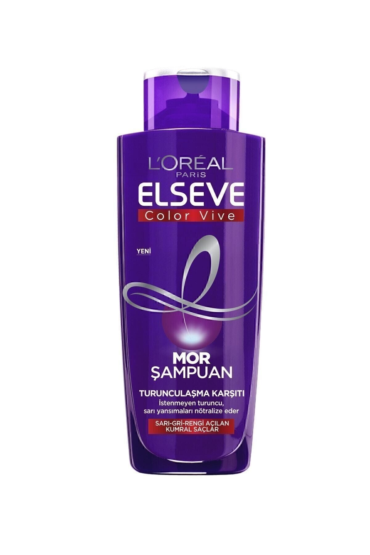 L'Oréal Paris Elseve Turunculaşma Karşıtı Mor Şampuan 200ml 2'li Set