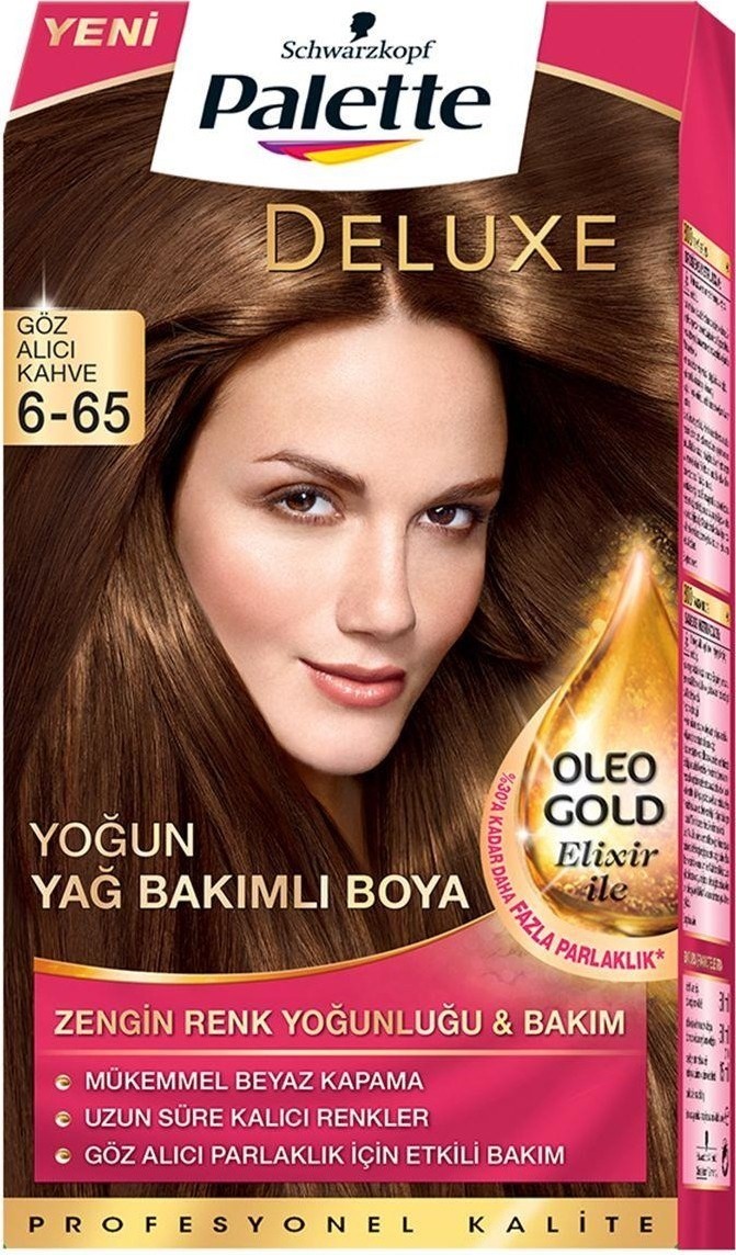 Palette Deluxe Saç Boyası No:6-65 Göz Alıcı Kahve