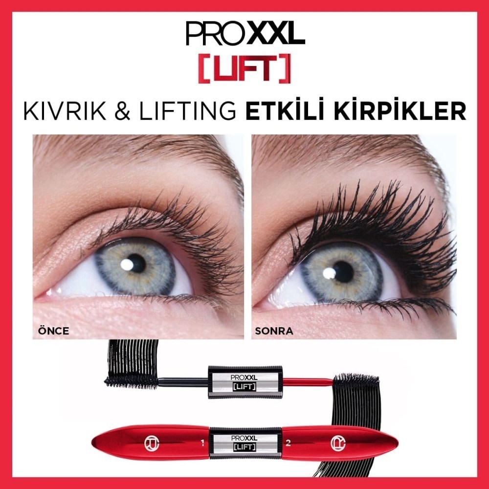 L'oréal Paris Pro Xxl Lift Çift Taraflı Maskara - Kirpik Lifting Etkisi