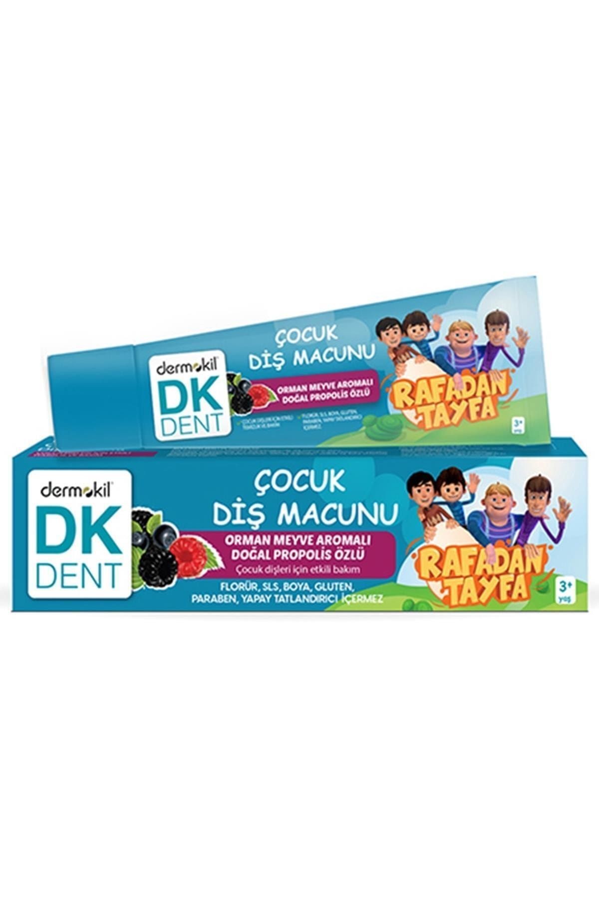Rafadan Tayfa Orman Meyve Aromalı Vegan Çocuk Diş Macunu 50 Ml
