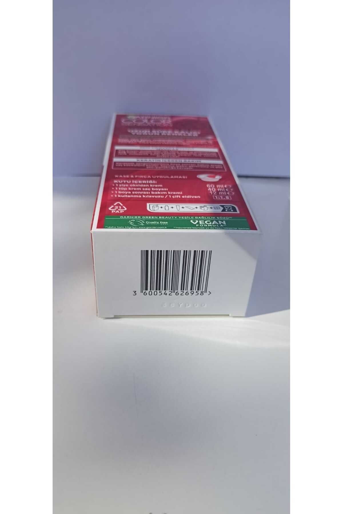 Garnier Color Sensatıon Çarpıcı Renkler 7.40 Tarçın Bakır Krem saç boyası 40 ml.