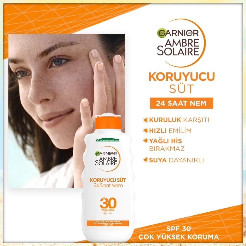 Garnier Ambre Solaire Koruyucu Süt GKF30 200ML