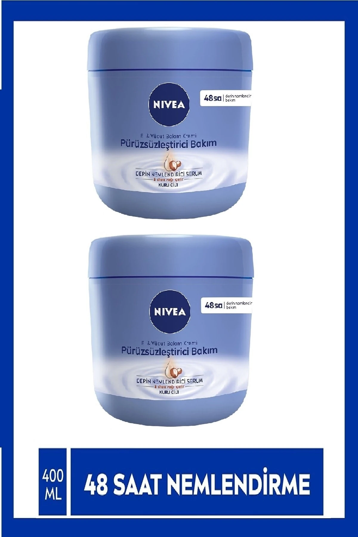 Nivea El ve Vucut Pürüzsüzleştirici Bakım Kremi 2 x 400 ML