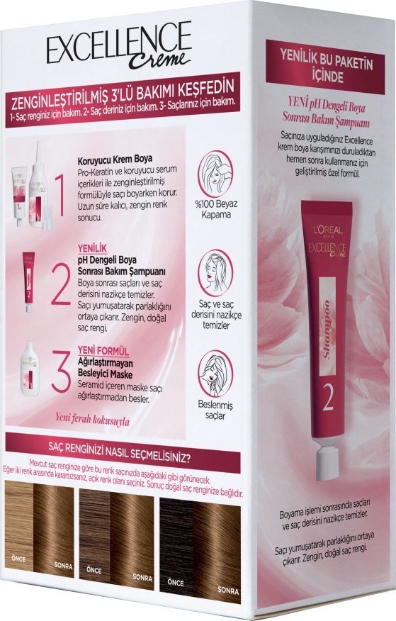 L'oréal Paris Excellence Creme Saç Boyası 6.30 Badem Kahvesi