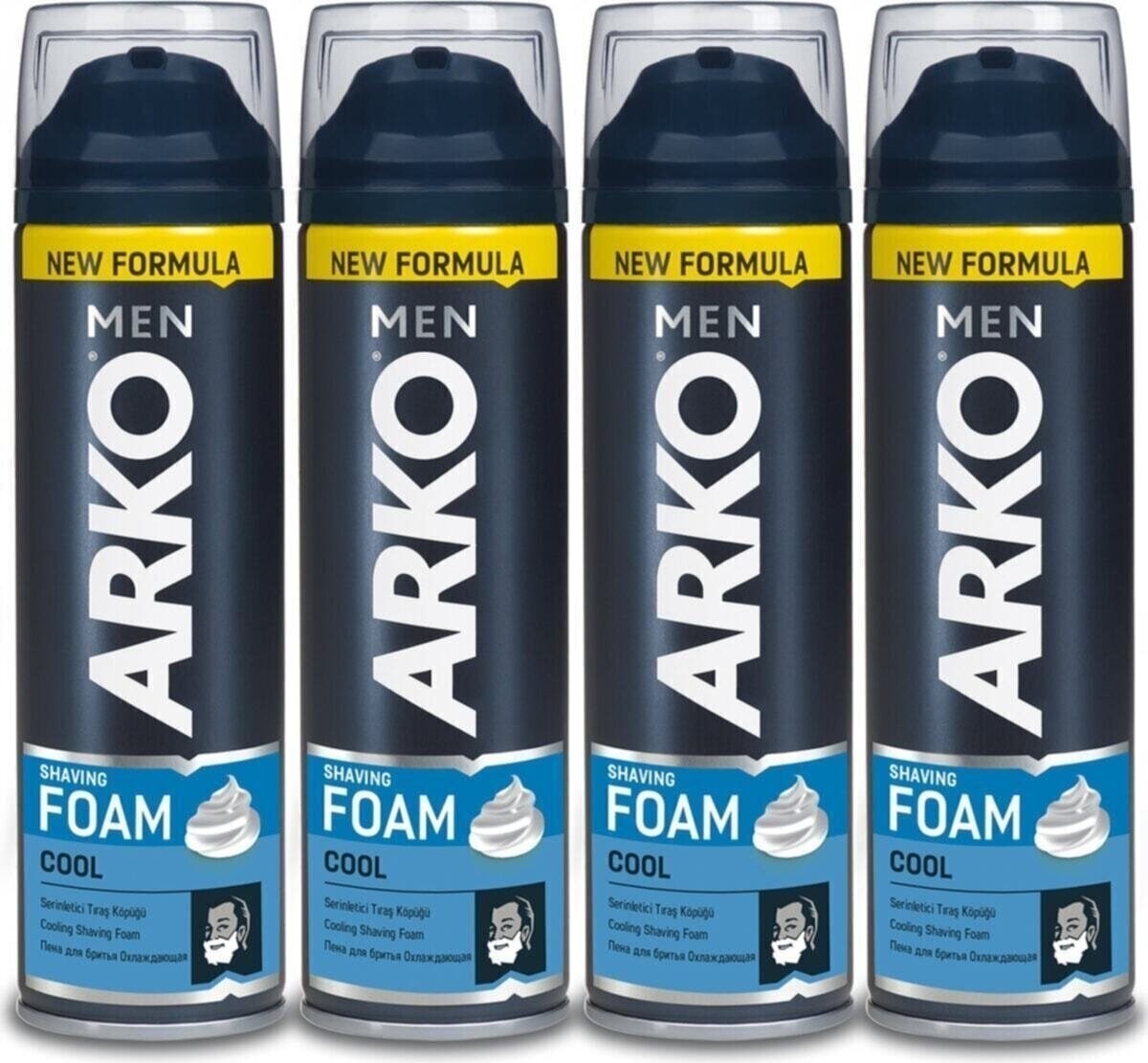Arko Men Men Tıraş Köpüğü Cool 4x200ml