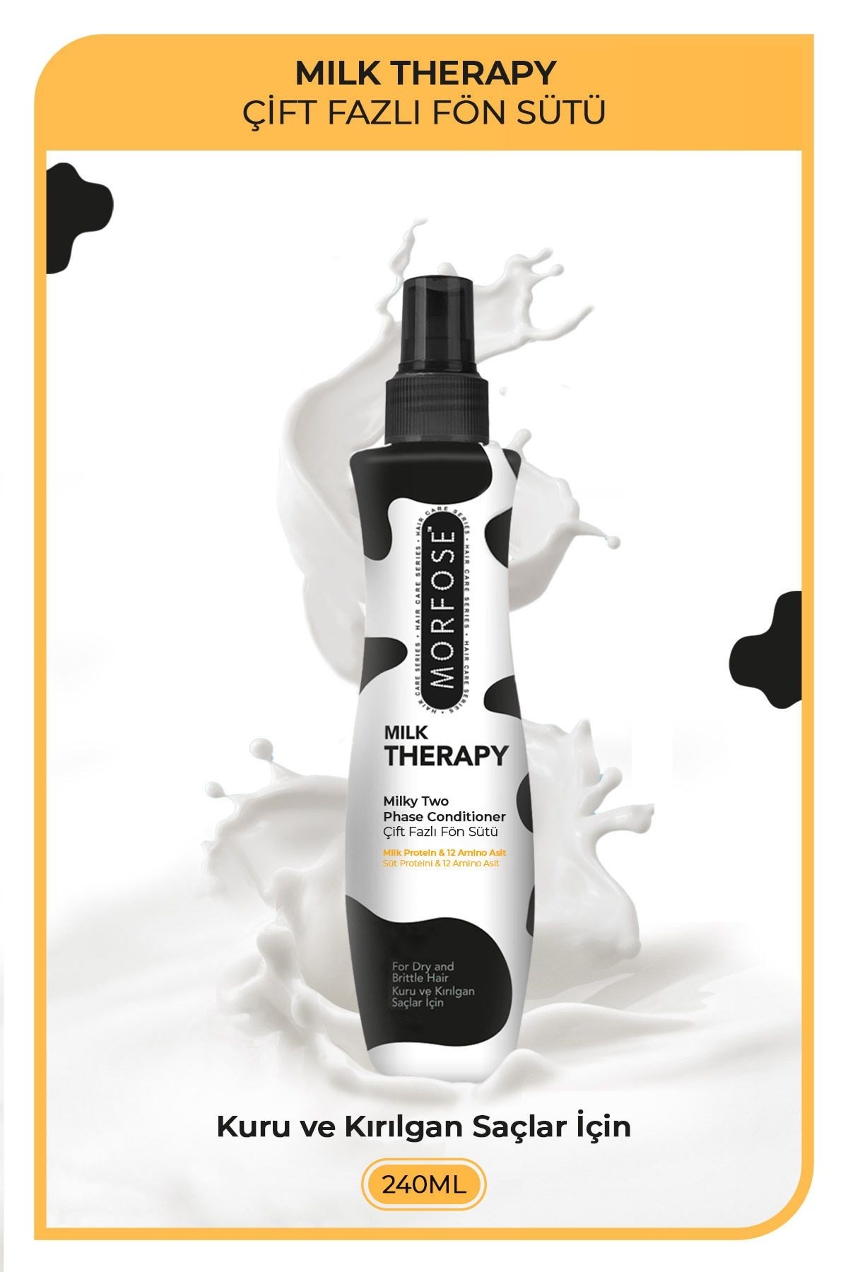 Morfose Milk Therapy Çift Fazlı Saç Bakım Fön Suyu 240 ml