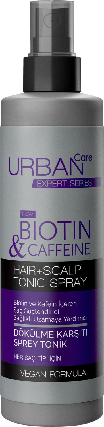 URBAN Care Expert Serisi Biotin ve Kafein Dökülme Karşıtı Saç Toniği-Hızlı Uzamaya Yardımcı-200 ML
