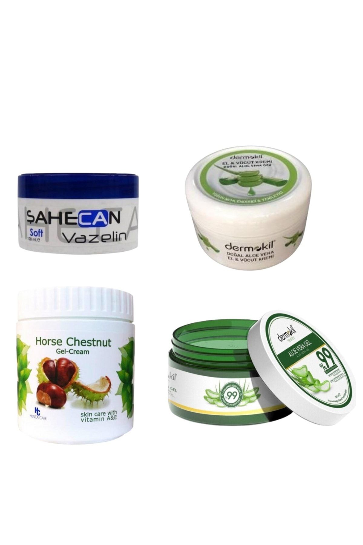 Aloe Vera Jel 300 Ml %99 Saflıkta + Nemlendirici El Yüz Bakım Kremi Aloe Vera Özlü