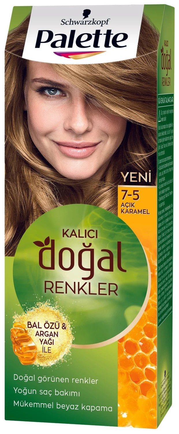 Palette Kalıcı Doğal Renkler Açık Karamel 7-5