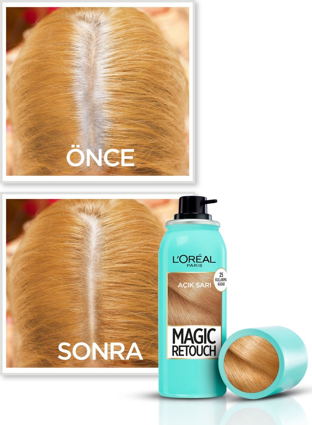 L'Oréal Paris Magic Retouch Beyaz Dipleri Kapatıcı Sprey - Açık Sarı