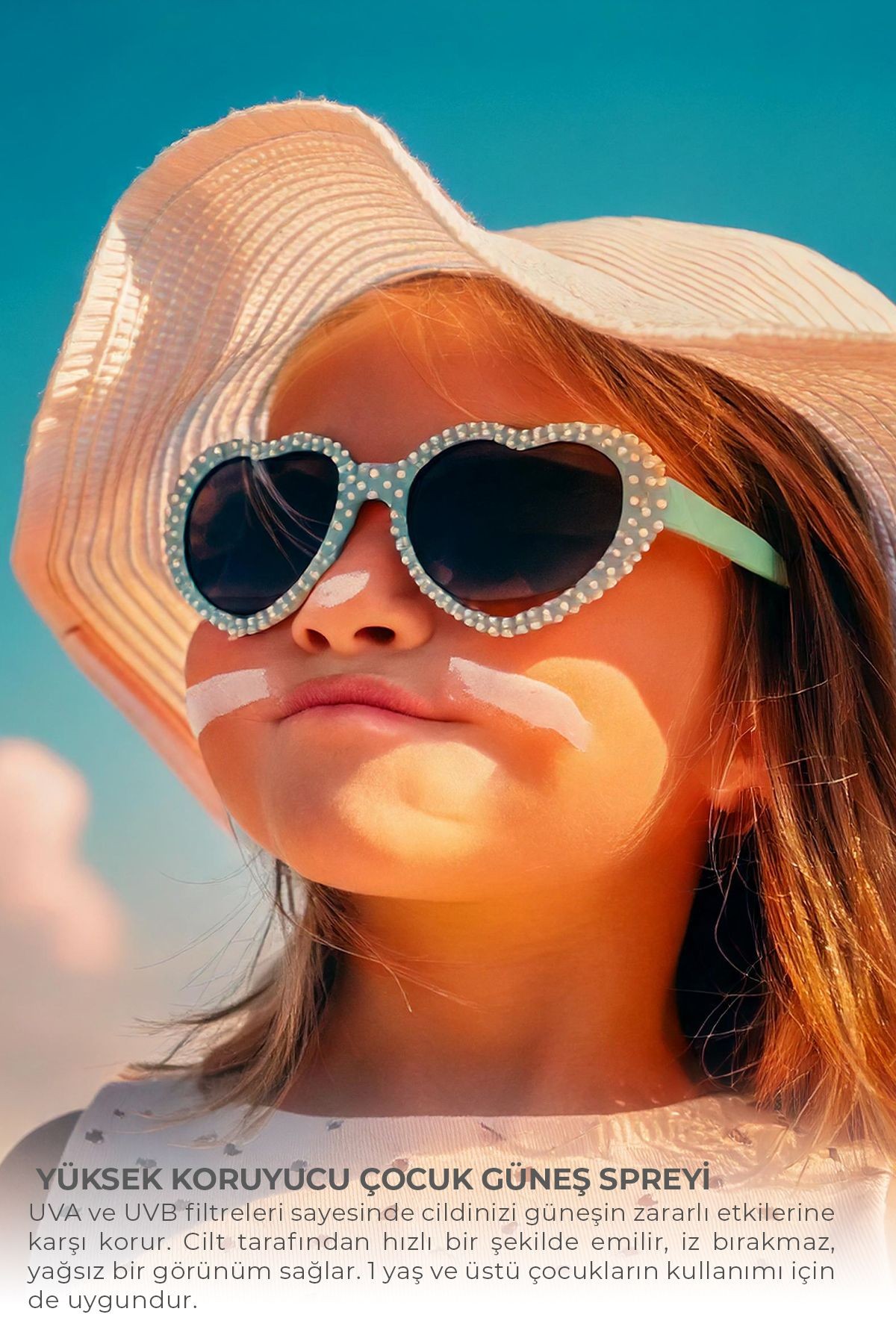 Çocuk Spf 50 Yüz Ve Vücut Güneş Spreyi 200 ml