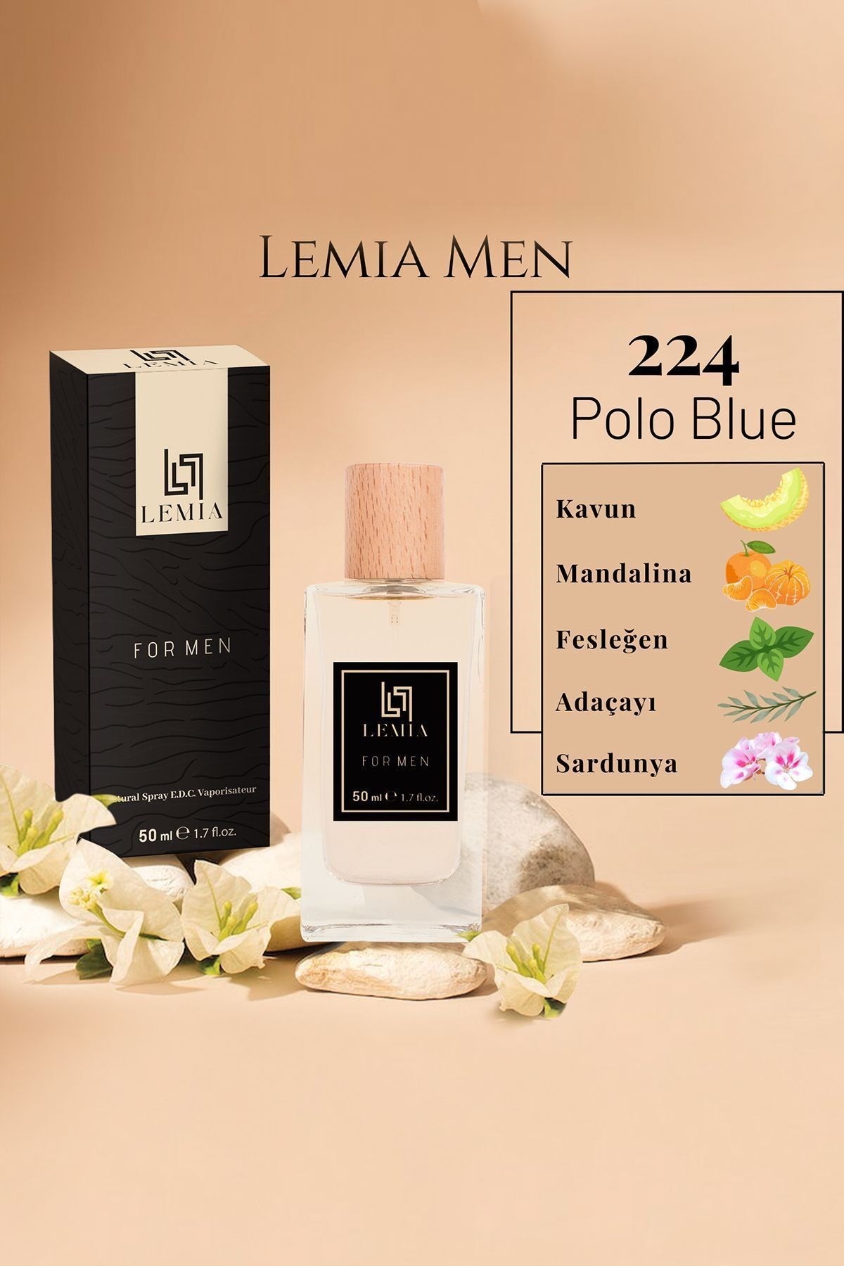 LEMİA 224 Pol Blue Erkek Edc 50ml