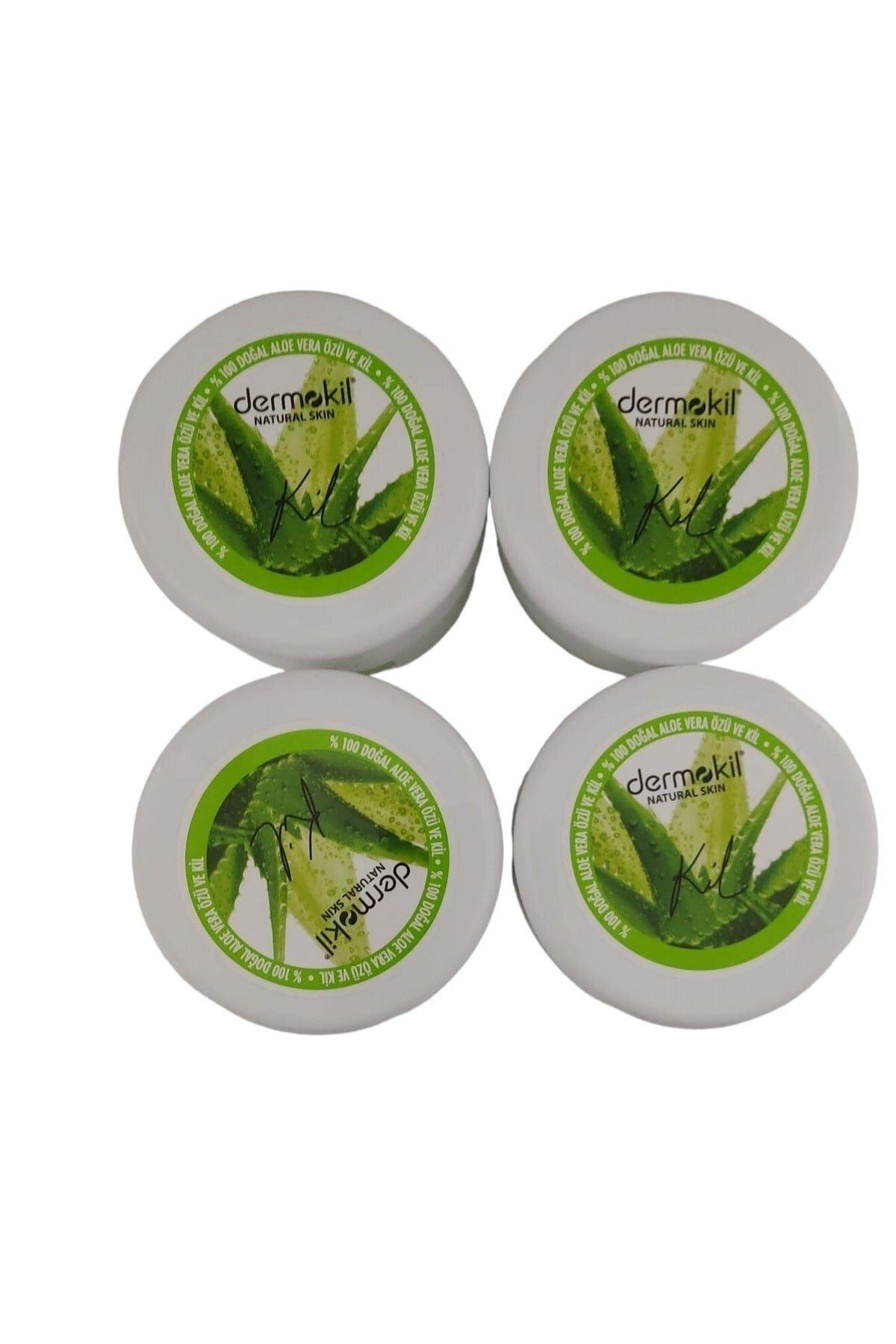%100 Doğal Aloe Vera Özü Ve Kil El Yüz Ve Vucut Kremi Set Halıinde 4 Adet(300*4:1200 Ml)